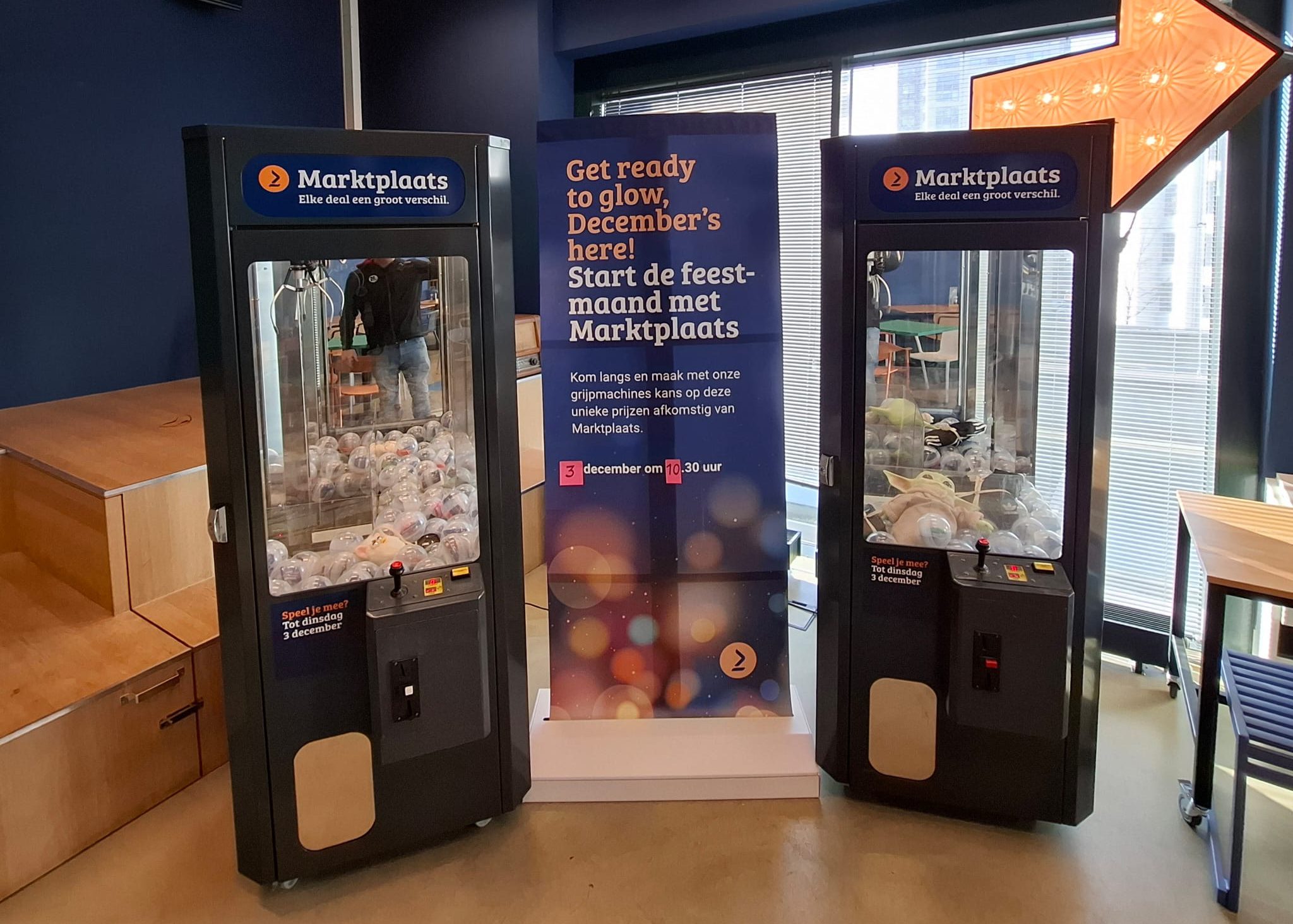 Kermisattractie: Grijpmachine huren